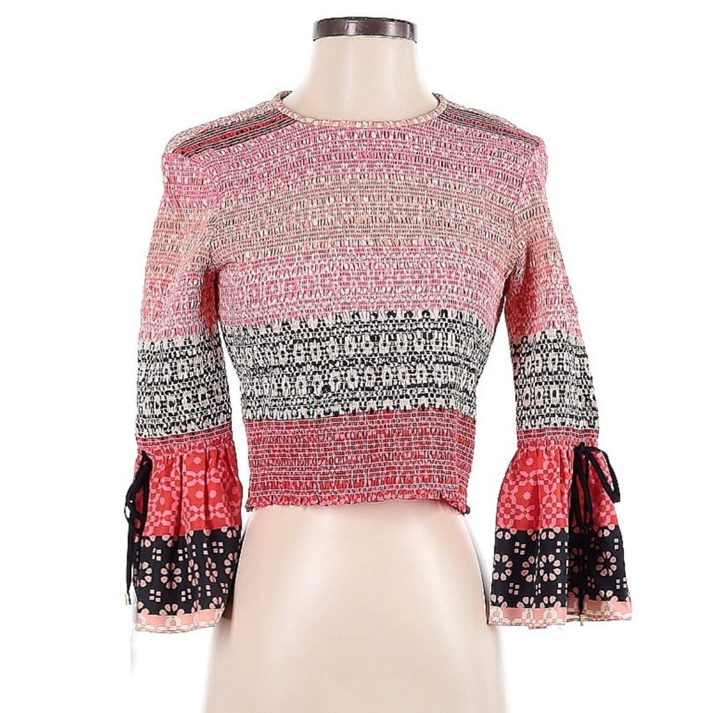 DEREK LAM 10 CROSBY 100% silk top - Picture 3 of 9